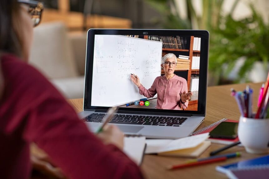 Profesora online tecnología