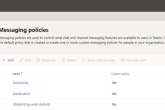 directivas Microsoft Teams