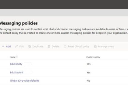 directivas Microsoft Teams
