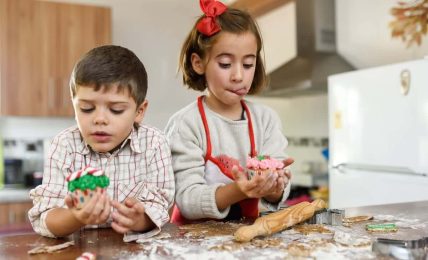 cocinando en familia