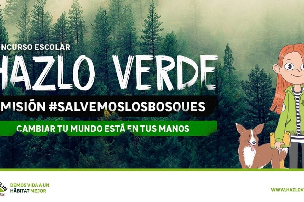 ‘Hazlo Verde’, el concurso escolar para salvar los bosques y el entorno Concurso escolar Hazlo Verde de Leroy Merlín