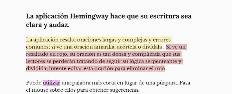 Hemingway App