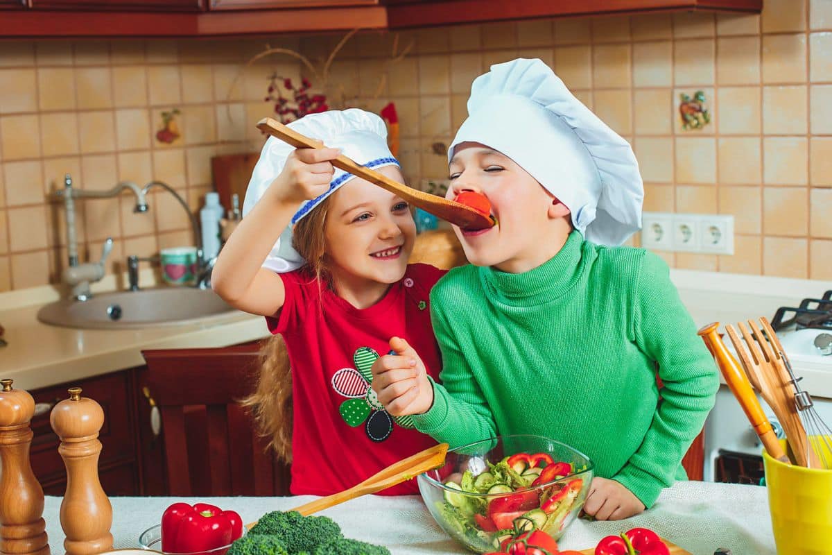 recetas invernales niños cocinando