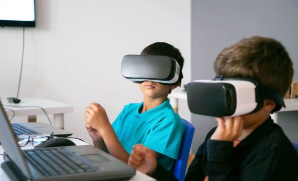 Gafas De Realidad Virtual En El Aula