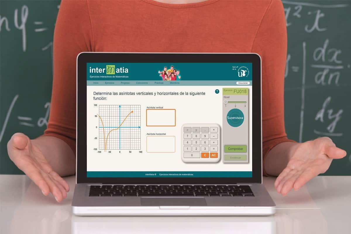 La plataforma de matemáticas adaptada a la enseñanza semipresencial Intermatia