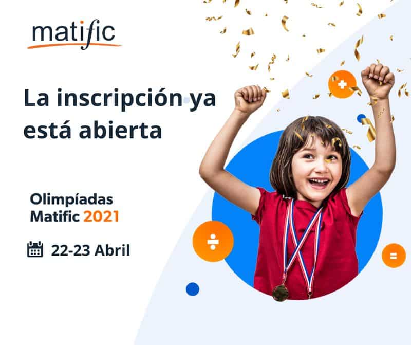 Inscripción Olimpiadas Matific