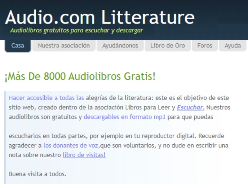 Litterature Audio