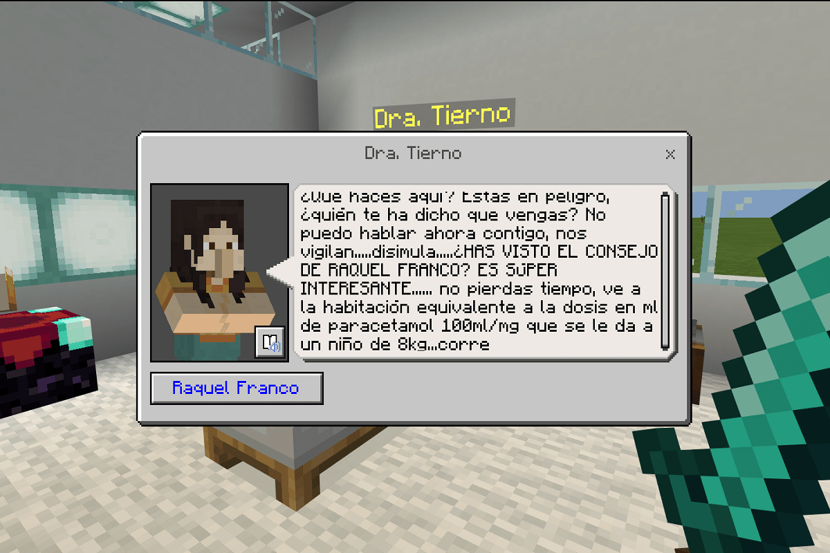 Minecraft como recurso ¡para clases universitarias! Minecraft hospital virtual