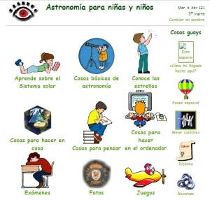 Astronomía para niños 
