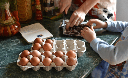 cuentas de tik tok para cocinar con niños