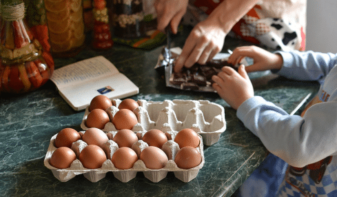 cuentas de tik tok para cocinar con niños