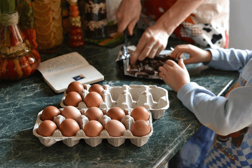 cuentas de tik tok para cocinar con niños