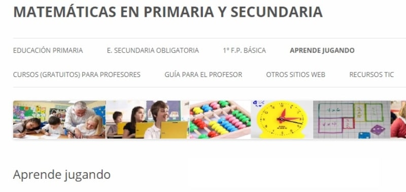 Matemáticas en Primaria y Secundaria