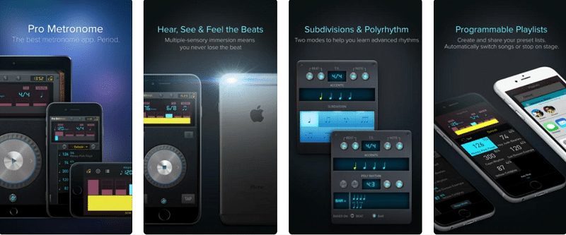 Pro metrome Aplicaciones para aprender a tocar instrumentos