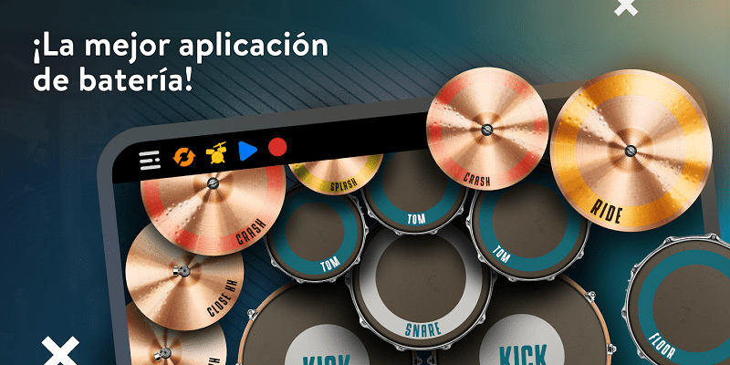 Real drum Aplicaciones para aprender a tocar instrumentos