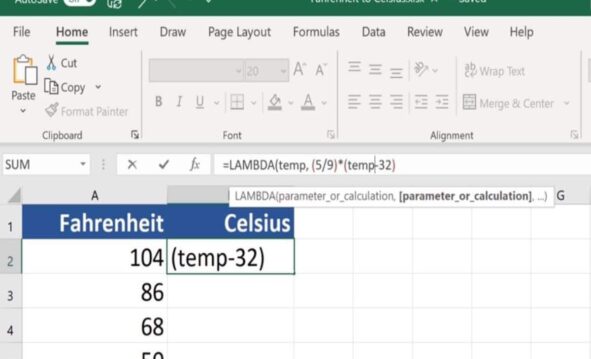 Lambda Excel