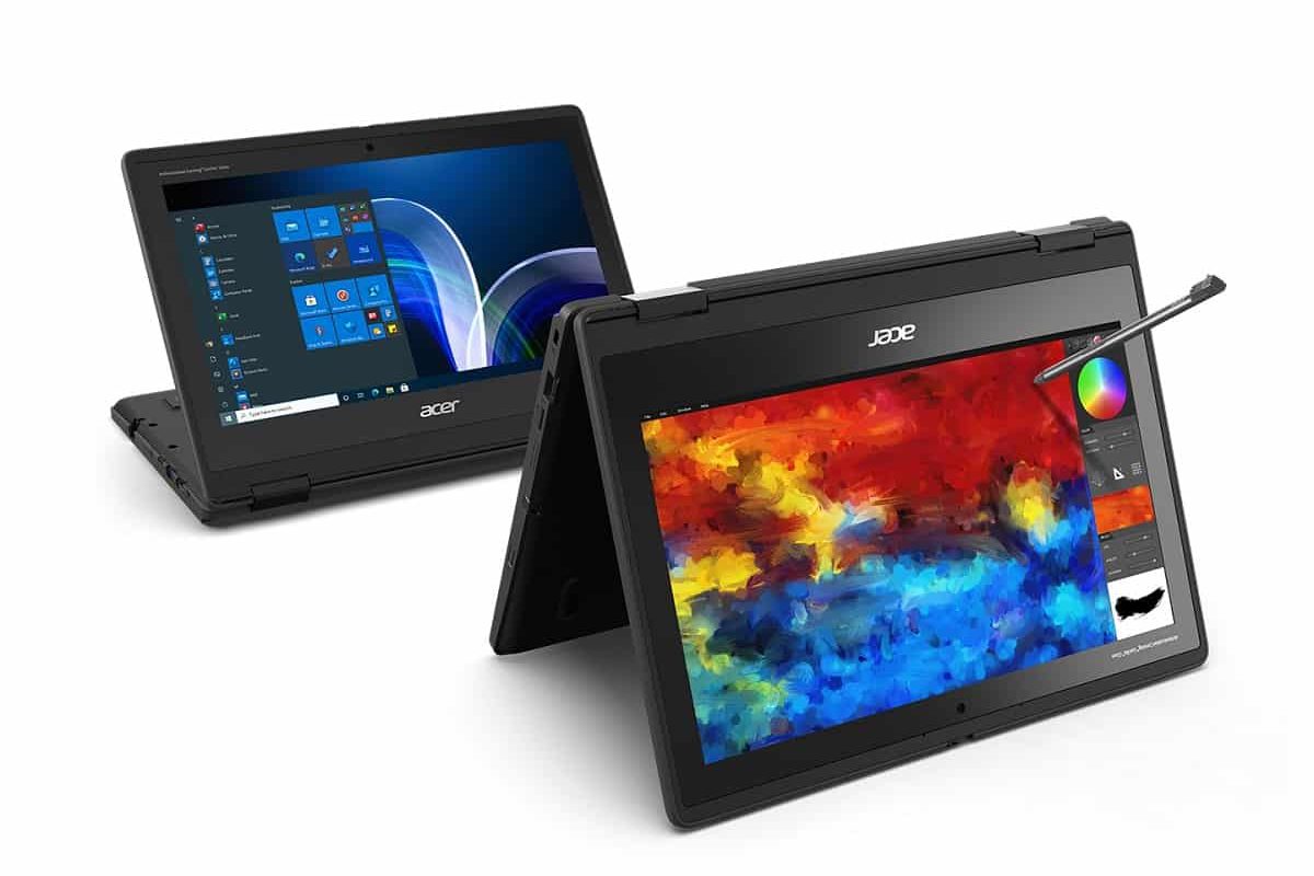 Probamos Acer TravelMate Spin B3, un convertible con protección antimicrobios Acer TravelMate Spin B3