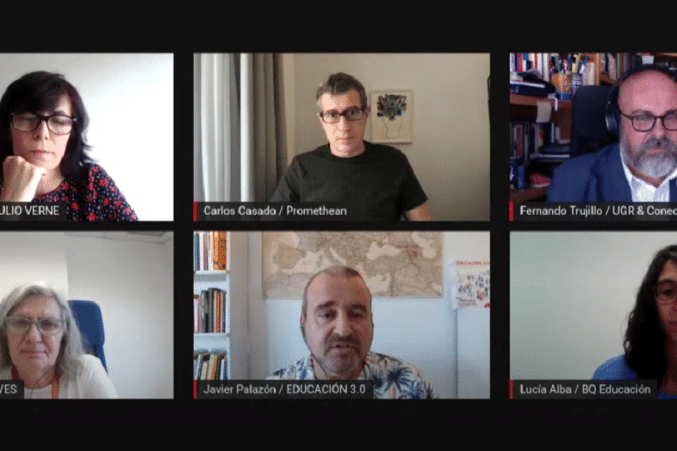 Fernando Trujillo: “La pandemia ha provocado un abandono de las pedagogías emergentes” pantallazo encuentro EDUCACIÓN 3.0