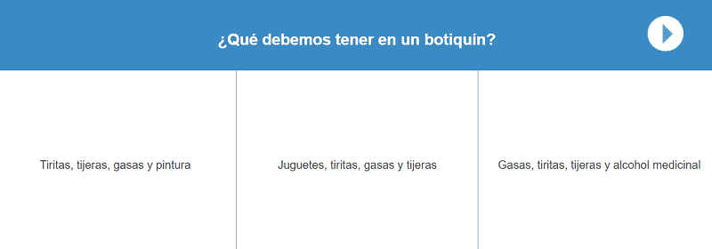 Test primeros auxilios