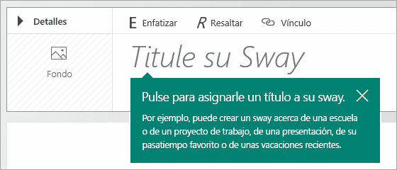 Guion Microsoft Sway