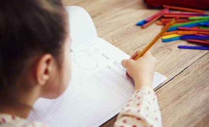 caligrafía para niños