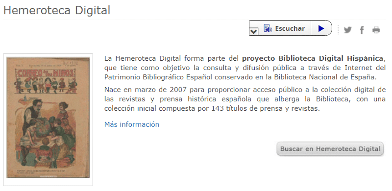 Hemeroteca Nacional De España