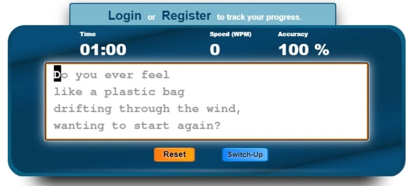 Speed Typing