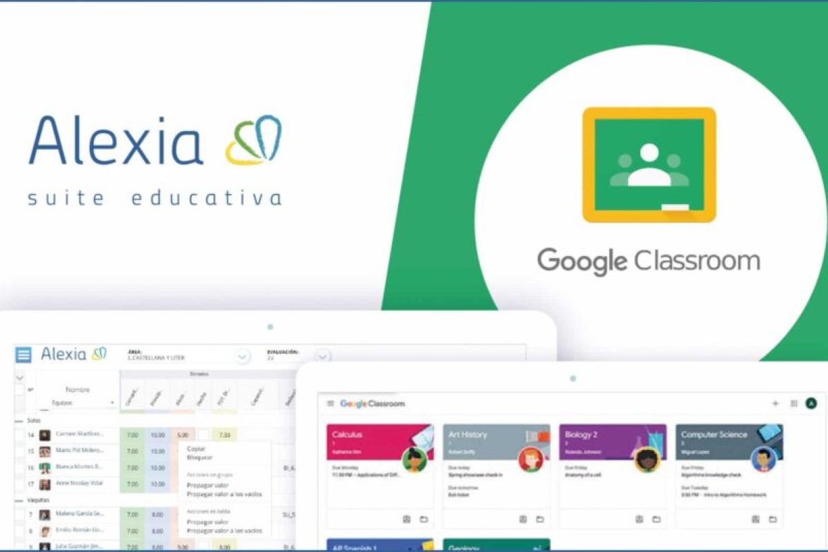 La plataforma educativa Alexia y Google Classroom se integran recursos graficos integracion Alexia Google Classroom 2 scaled 1