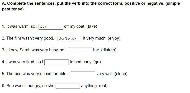 Ficha Tiempos Verbaless Grammar Bank