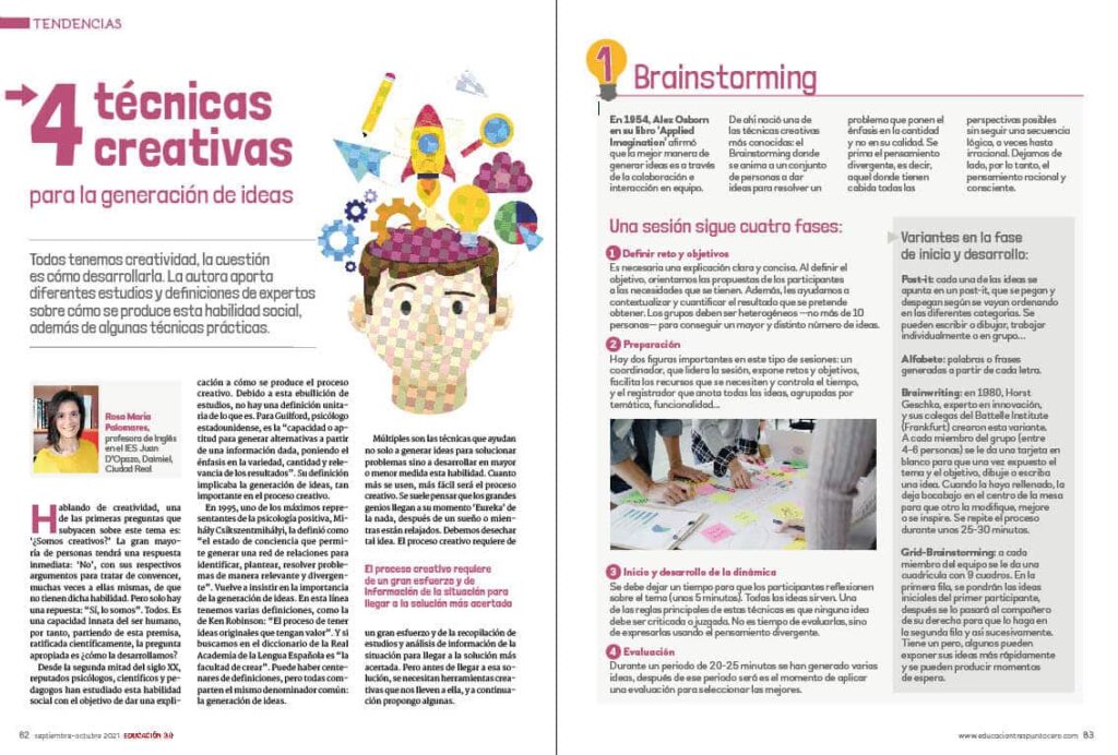 4 Técnicas Creativas Para Generar Ideas