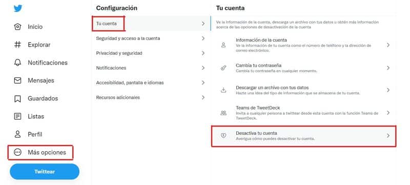 Cómo borrar una cuenta de Twitter