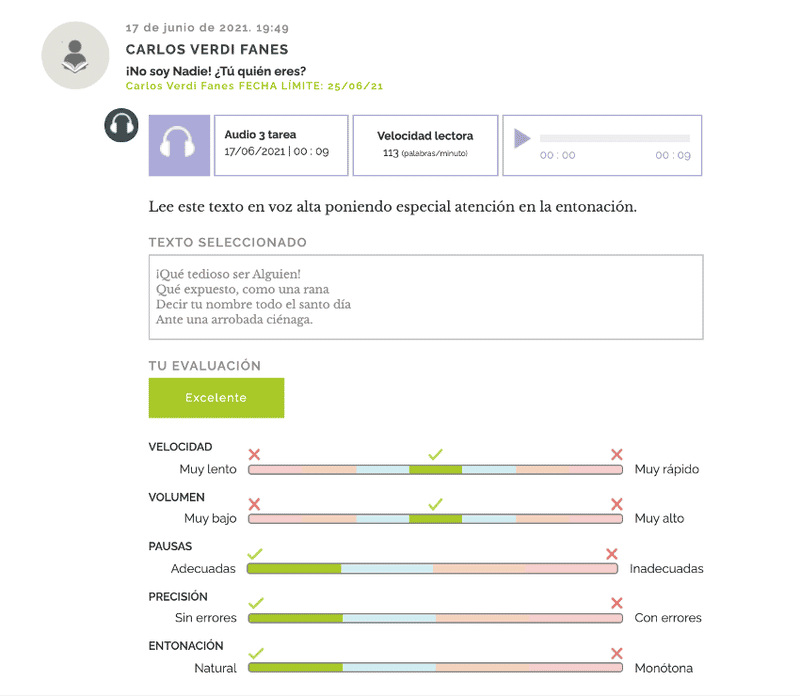 Intralíneas Comprensión Lectora