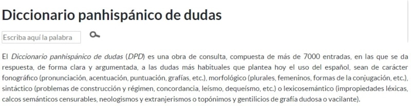 Diccionarios online