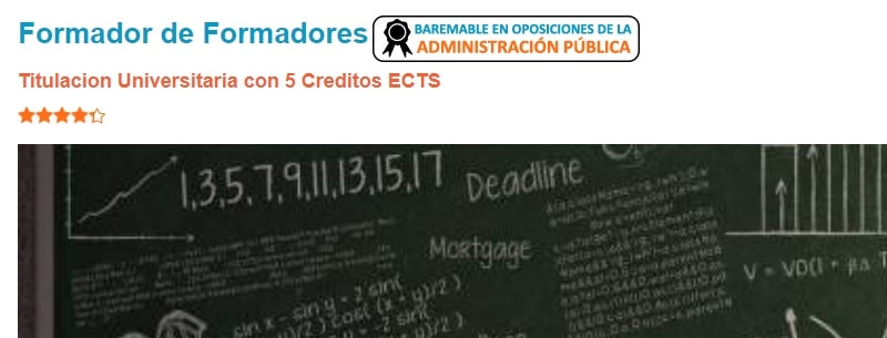 Curso de formador de formadores