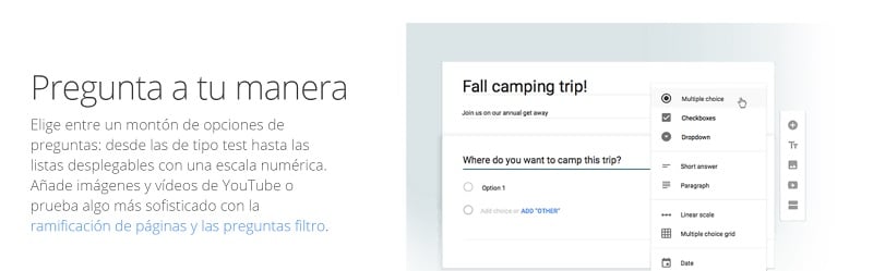 Google Fom herramientas rúbricas