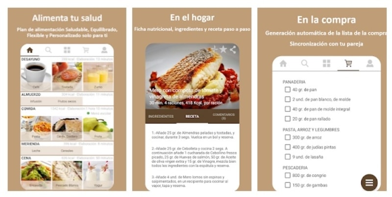 PlaniFood tareas domésticas apps