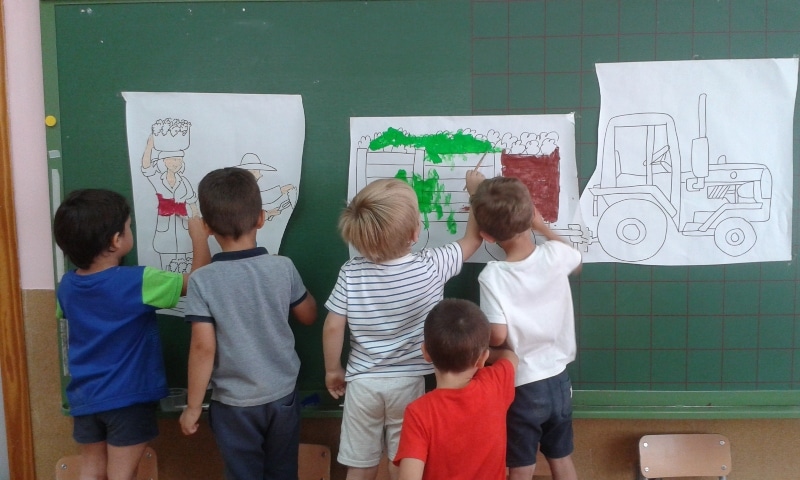 Vendimia en infantil