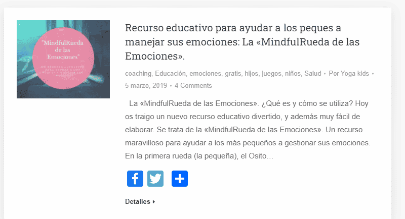 Blogs sobre yoga infantil
