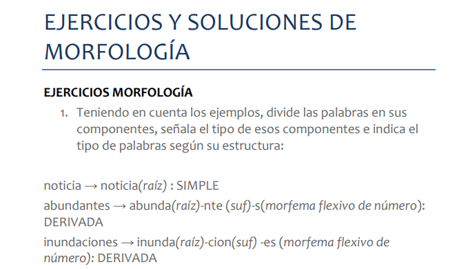 ejercicios