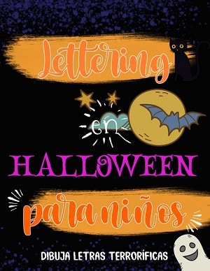 Lettering En Halloween Libros De Dibujos Para Niños