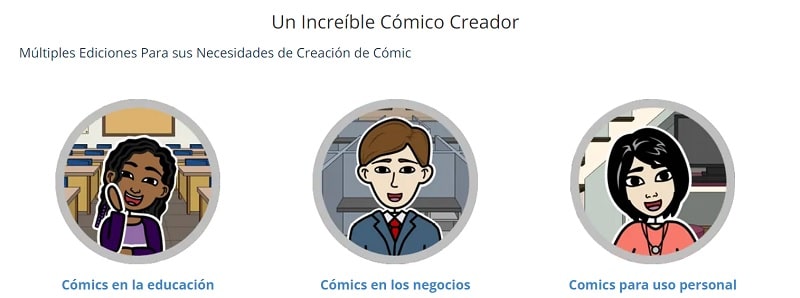 StoryboardThat herramientas para crear cómics