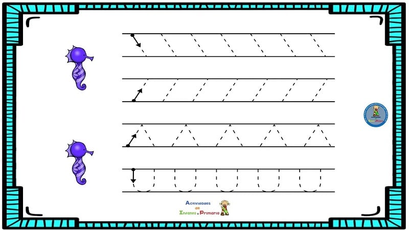 Fichas de grafomotricidad para Infantil
