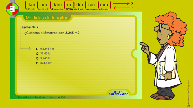 test longitud