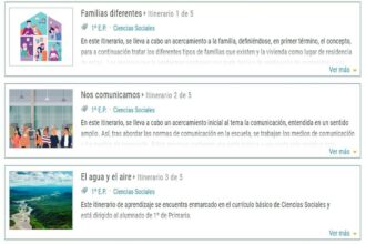 itinerarios didacticos Intef