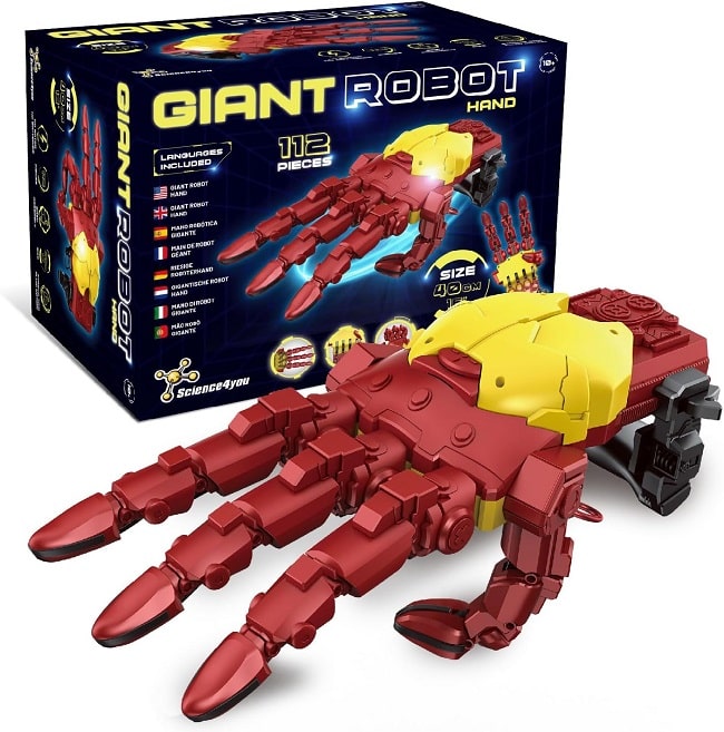 Science4you Giant Robot Hand- kits de robótica