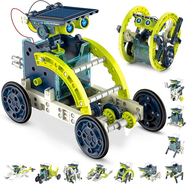 Hot Bee kit de robot solar 12 en 1- kits de robótica