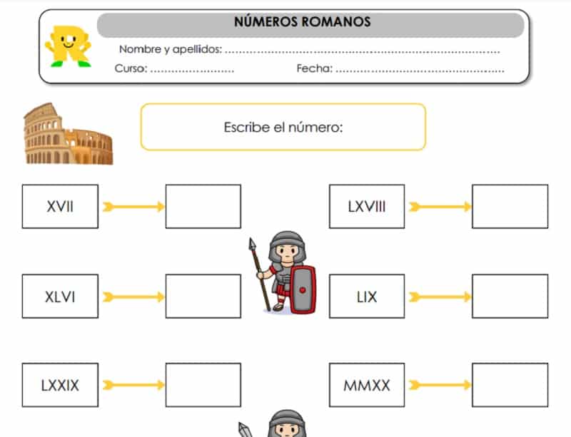 Recursos Para Trabajar Los Números Romanos Educacion