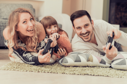 Videojuegos para divertirse en familia.
