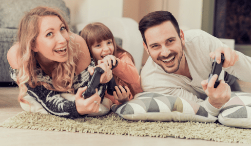 Videojuegos para divertirse en familia.