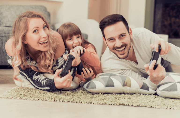Videojuegos para divertirse en familia.